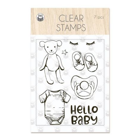 Zestaw stempli P13 Baby Joy 01, 7szt